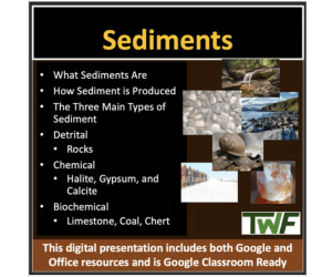 Sediments - Senior Earth and Space lesson