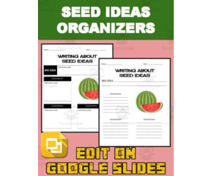 Seed Ideas Organizers Digital & Printables  (Editable in Google Slides)