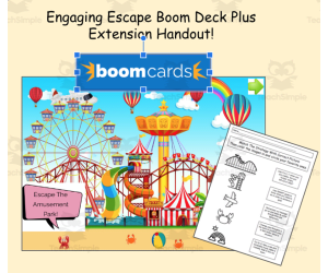 SEL Boom Cards-Escape The Amusement Park! Plus Extension Handout