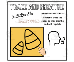 SEL: CANDY CORN Mindfulness Breathing Calming Activity Halloween/Fall