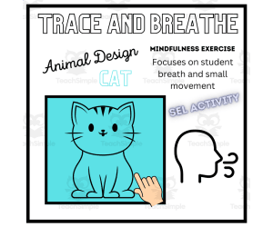 SEL: CAT Mindfulness Breathing Calming Activity