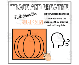 SEL: PUMPKIN Mindfulness Breathing Calming Activity | Halloween/Fall