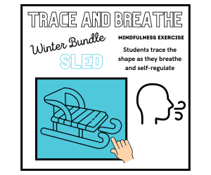 SEL: SLED Mindfulness Breathing Calming Activity | Winter/Holiday