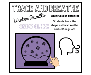 SEL: SNOWGLOBE Mindfulness Breathing Calming Activity | Winter/Holiday
