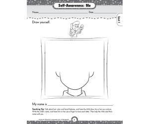 Self Awareness and the Senses Printable Workbook