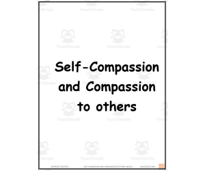 Self-compassion and compassion for others (#2125)