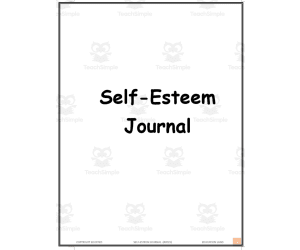 Self-esteem journal (#2023)