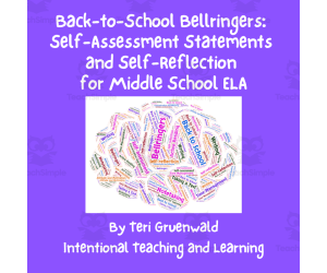 Self-Evaluation and Reflection Tool: Back-to-School Bellringers