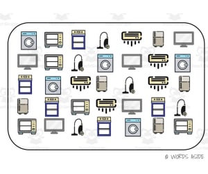 Semantic Themed Activity Boards Set 11: APPLIANCES