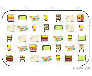Semantic Themed Activity Boards Set 14: BEDROOM ITEMS