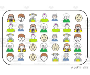 Semantic Themed Activity Boards Set 23: PEOPLE