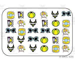 Semantic Themed Activity Boards Set 32: SWIM ITEMS