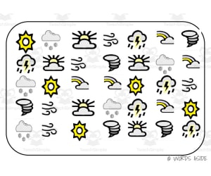 Semantic Themed Activity Boards Set 37: WEATHER