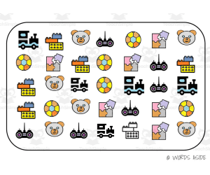 Semantic Themed Activity Boards Set 6: TOYS