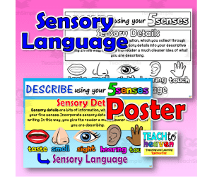Sensory Language: Poster 3 (What is sensory language?)