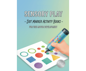 Sensory Play - Dot Marker Activity Books for Fine Motor Development