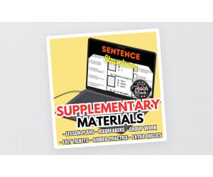 Sentence Structure Supplementary Materials Grades 3-4 (PDF)