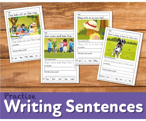 Sentence Writing Practice -  ‘Zogggy At A Picnic’ (4-7 years)