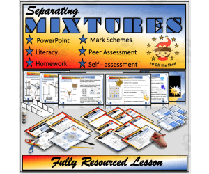 Separating Mixtures and Solution - Fully Resourced Lesson for Middle School