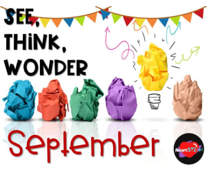 September See, Think, Wonder Editable Slideshow