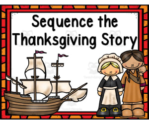 Sequence the Thanksgiving Story Activity