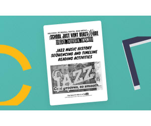 Sequencing Activities: Jazz Music History | Nonfiction Passage with Questions