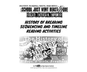Sequencing Activities: The History of Hip Hop Dance | Nonfiction Passage with Questions