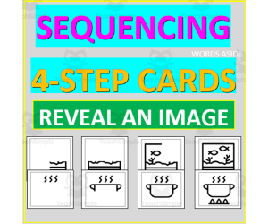 SEQUENCING CARDS | VISUAL REASONING SKILLS | REVEAL AN IMAGE