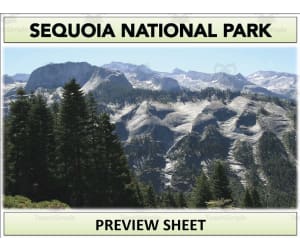 Sequoia National Park Geography Unit
