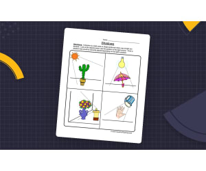 Shadows Drawing Worksheet