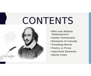 Shakespeare Comedies (All Plays) Powerpoint