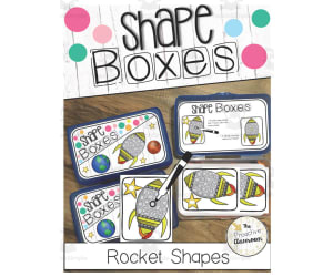 Shape Intervention Bins: Rocket Shapes