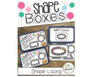 Shape Intervention Bins: Shape Lace