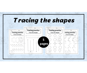 Shape Tracing Sheets - Basic Shapes Tracing - Trace Lines And Shapes.
