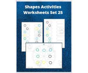 Shapes Activities Worksheets Set 25