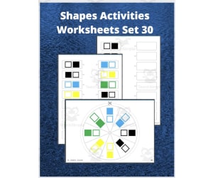 Shapes Activities Worksheets Set 30