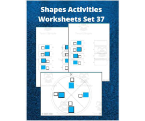 Shapes Activities Worksheets Set 37