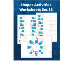 Shapes Activities Worksheets Set 38