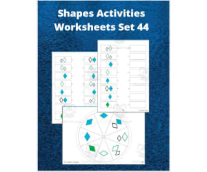 Shapes Activities Worksheets Set 44