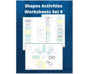 Shapes Activities Worksheets Set 9