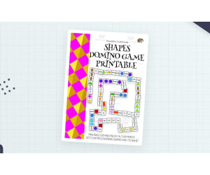Shapes Domino Game – 12 Shape Recognition Set
