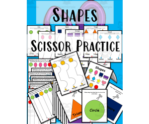 Shapes Scissor Practice