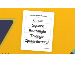 Shapes Word Wall