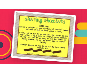 Sharing Chocolate Rows and Columns Activity