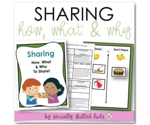 Sharing, Social Skills Lesson Plans and Activities
