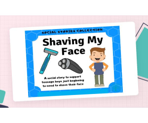 Shaving My Face Social Story