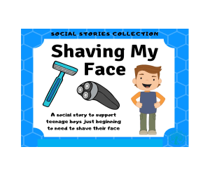 Shaving My Face Social Story