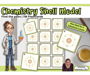 Shell Model – Chemistry Flashcards Without Element Names