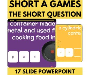 Short A: Letters Phonics Games and Activities - The Short Question