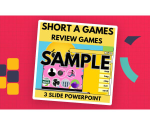 Short A: Sample Phonics Games and Activities - Review Games